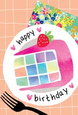 Party Plating - Happy Birthday Card